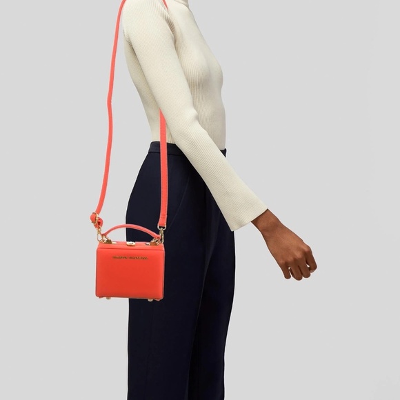 Like New Brandon Blackwood Orange Nylon Mini Kendrick Trunk - Picture 6 of 8